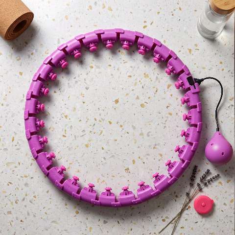 FlexFit — Smart Weighted Hula Hoop with Massage Ball, Detachable