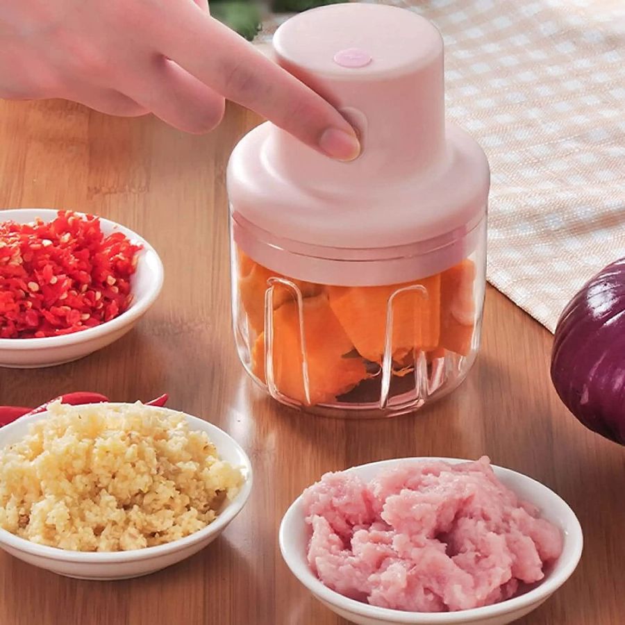 MiniChop — Electric Mini Garlic Chopper, USB Rechargeable, 250ml