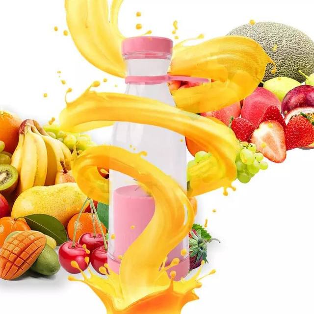 NutriBlend — Portable USB Rechargeable Blender, 420ml, 6 Blades