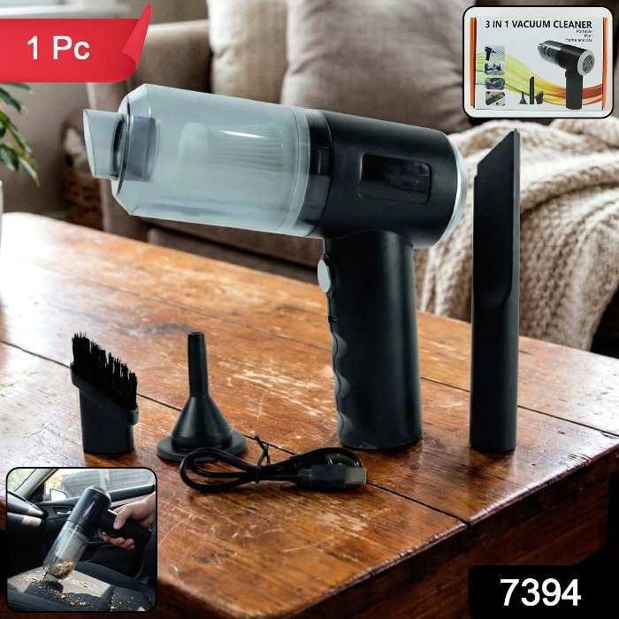 PowerPuff — 3-in-1 Portable Vacuum Cleaner & Blower, Home & Car