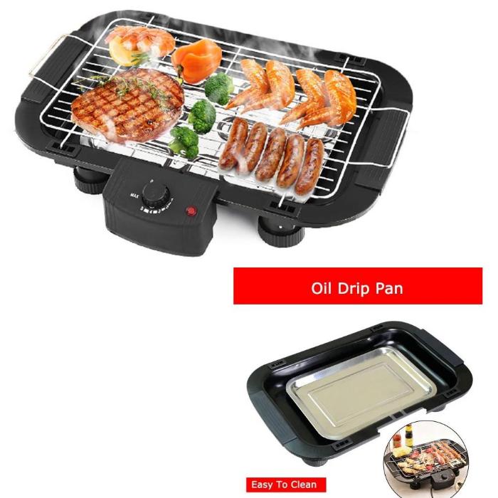 GrillPro — Smokeless Electric Indoor Barbecue Grill, 2000W