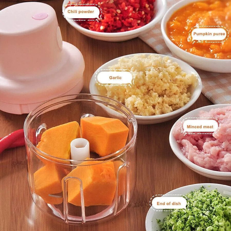MiniChop — Electric Mini Garlic Chopper, USB Rechargeable, 250ml