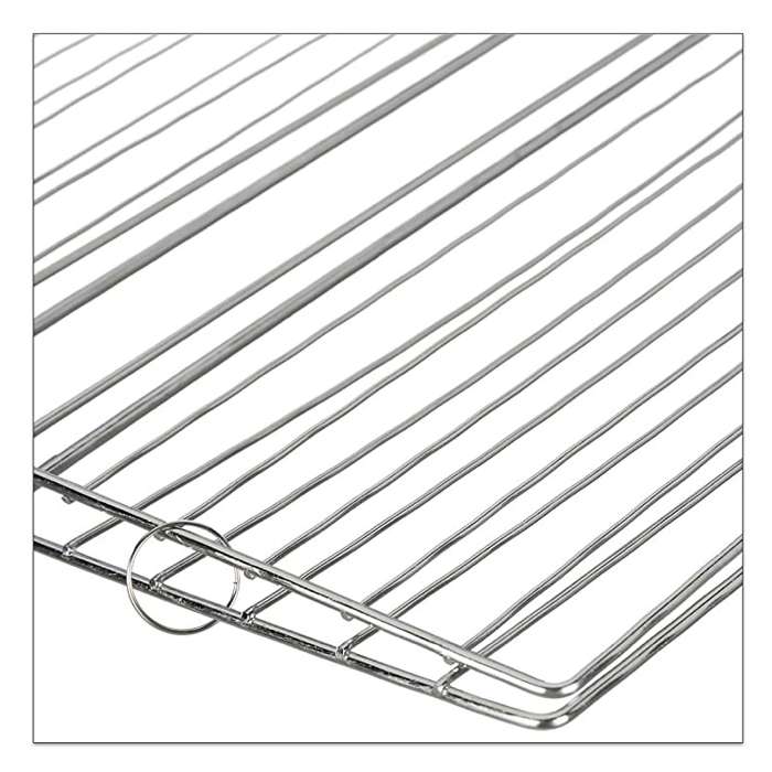 GrillLock — Foldable Stainless Steel BBQ Grilling Basket with Wooden Handle
