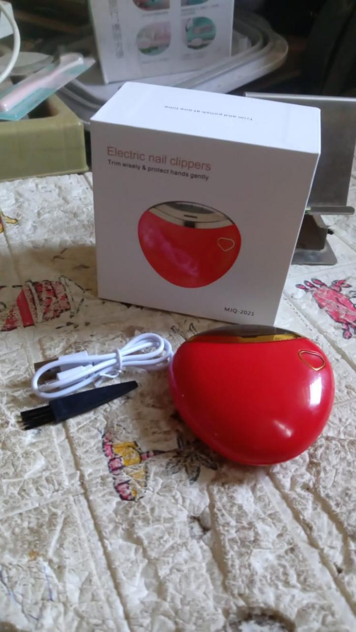 TrimEase — Automatic Electric Nail Clipper & File, USB Rechargeable