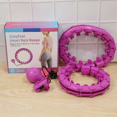 FlexFit — Smart Weighted Hula Hoop with Massage Ball, Detachable
